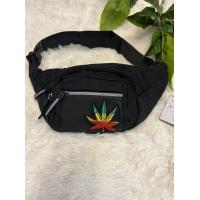 ราคา กระเป๋าคาดอก กระเป๋าสะพาย กระเป๋าคาดเอวสีดำสไตล์วินเทจ (16386762934)