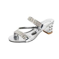 ราคา VogueBible รองเท้าผู้หญิง รองเท้าส้นสูง รองเท้าแตะเปิดส้นเท้า รองเท้าเเตะ รองเท้าแฟชั่นญ รองเท้าผู้หญิงเกาหลี 22070502 (15322402172)