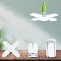 ราคา 28W หลอดไฟทรงพัดลม หลอดไฟทรงใบพัด หลอดไฟ LED พับได้ แสงขาว หลอดไฟพัดลม หลอดไฟ LED ทรงใบพัดแบบกลม พับได้ Fan Blude LED (16017851194)