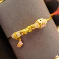 ราคา ข้อมือปี่เซียะแพนโดร่า V 3 เกลียวทองเหลือง กิมตุ้ง น้ำหนักทอง 0 1 0 15 กรัม ทองคำแท้ 99 99 24K ยาว 15 18 cm ปรับได้ (14835598567)