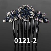 ราคา Fashion Korean version of the rhinestone flower insert comb (13891045989)