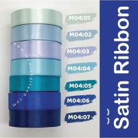 ราคา ริบบิ้นผ้าริบบิ้นซาติน 1 นิ้ว หรือ 2 5cm ยาว25หลา ขนาด4cm 1ม้วน22เมตร พร้อมส่ง (9474482979)