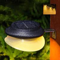 ราคา JJT ตกแต่งรั้วสวนรั้วบ้านสวนกลางแจ้ง Lampu Tenaga Surya นำไฟประดับผนังนอกอาคาร (21131150525)