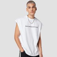 ราคา DAVIE JONES เสื้อยืดโอเวอร์ไซส์ พิมพ์ลาย แขนกุด สีขาว สีดำ สีแดง Graphic Print Oversized T Shirt in black WA0114WH BK OW RE (18301038639)