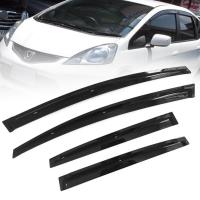 ราคา กันสาด กันฝน คิ้วกระจก กันแมลง รุ่น ฮอนด้า แจ๊ส HONDA JAZZ ปี 2008 2013 สี ดำ 1 ชุด 4 ชิ้น (7640782147)