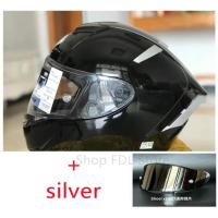 ราคา Punutua SHOEI หมวกกันน็อคสีดำ X14 X สิบสี่หมวกกันน็อกรถจักรยานยนต์ Seluruh Wajah ดีโมโตซิเลต้า Casco (20782394615)