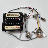 ราคา 1 Set guitar pickups Neck and Bridge Pickups with quick connector Wiring Harness Pots 3 Way Switches for Electric guitar (20130133269)