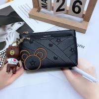 ราคา P304กระเป๋าสตางค์ กระเป๋าสตางค์ผู้หญิง กระเป๋าสตางค์ใบสั้นซื้อกระเป๋าแถมพวงกุญแจมี3 ซิปใส่เหรียญใส่บัตรได้ค่ะใส่ลื่น กระเป๋าน่ารัก (20733383046)
