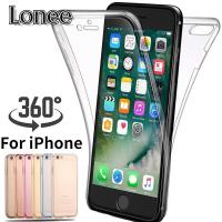 ราคา Lonee เคส360องศาสำหรับ iPhone 14 Pro Max 14 Plus iPhone 13 Pro Max iPhone 12 Pro Max iPhone 11 Pro Max 12 11 iPhone 7Plus 6Plus 8Plus Xs Max XR Se2 Se3 iPhone 7 6S 8 iPhone 5 5se เคสสองชั้น PC ซิลิโคน