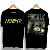 ราคา เสื้อยืด NOBITA HANDLE WITH CARE MONEY MONEY เสื้อยืดแฟชั่นพิมพ์ S 5XL (20853901100)