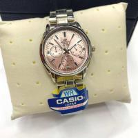 ราคา New ใหม่ล่าสุด นาฬิกาข้อมือผู้หญิงแฟชั่น casio สีใหม่ นาฬิกาคาสิโอสายสแตนเลสแท้ ปัดเรียบรุ่นขายดีกันน้ำได้ ฟรี ถ่านสำลอง (12496998313)