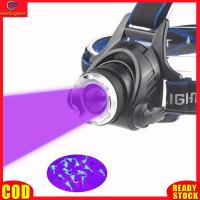 ราคา LeadingStar RC Authentic UV LED Purple Headlamp Rotating Zoom Headlight Torch Rechargeable Head Catching Scorption Torch (19841317401)