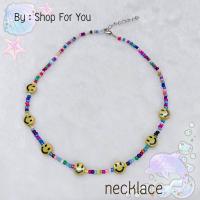 ราคา สร้อยคอลูกปัด สร้อยคอโชคเกอร์เที่ยวทะเล สร้อยคอsummer สร้อยคอhandmade พร้อมส่ง (20562456758)