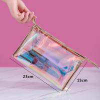 ราคา CIFbuy 1 Pc Colorful Holographic Women Cosmetic Bag TPU Clear Makeup Bag Beauty Organizer Pouch Travel Clear Makeup Kit Case (20210800281)