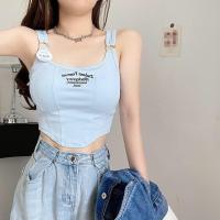 ราคา ราคาถูกที่สุด เสื้อครอปสายเดี่ยว ปักลาย jadoer 4 สี สายแต่งห่วง 4 สี อกมีฟองน้ำ (18831146737)