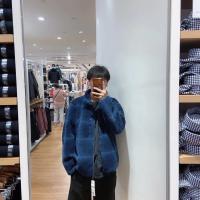 ราคา UNIQLO U Home Autumn Winter Wind Printing Collar Men And Women Lovers Paragraph 445485 Loose Polar Fleece Jacket Coat (20268004871)