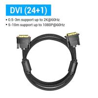 ราคา Vention DVI สายไปยังดีวีไอตัวผู้ไปยังตัวผู้24 1สายวิดีโอ1080P HD 2K Dual Link สำหรับเครื่องฉายแล็ปท็อป PC สาย DVI D GPU เพื่อควบคุม TV โปรเจ็คเตอร์ DVI ตัวผู้กับสายเคเบิลตัวผู้ (18788461554)