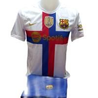 ราคา เสื้อฟุตบอลกีฬาผู้ใหญ่ ทีมสโมสรฟุตบอลทีมบาร์เซโลน่า เอฟซี Barcelona Fc ชุดเยือน เย้า ฤดูกาล 2022 2023 ปีล่าสุด ราคาถูก (16413894371)