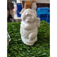 ราคา ตุ๊กตาปูนปั้น รูปหมูแบกถุงทอง ลายสัตว์นำโชค เสริมฮวงจุ้ย แถมสีและพู่กัน (12576500108)