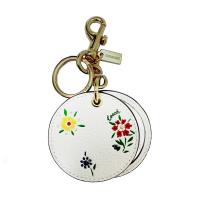 ราคา พวงกุญแจ COACH BAG CHARM WITH SPACED WILD MEADOW PRINT KEY RING (19775149117)