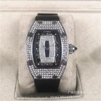 ราคา นาฬิกาสีแดงสด RM ดูร่ำรวยนาฬิกาผู้หญิงถังใส่ไวน์นาฬิกาควอตซ์ยางนาฬิกาแฟชั่น (19372172743)