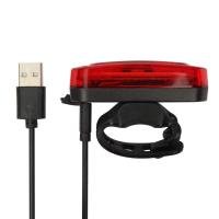 ราคา ไฟท้ายไฟท้ายขี่จักรยานกลางคืนไฟคู่สีขาวสีแดงใช้ไฟจักรยานชาร์จไฟ USB จักรยานเสือภูเขากลางแจ้งอุปกรณ์รถจักรยานท้ายรถ (20009512510)