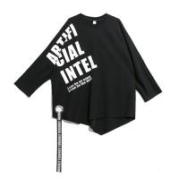 ราคา XITAO T shirt Print Letter Black Women Pullover Full Sleeve T Shirts (19851922083)