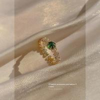 ราคา แหวนทองสำหรับผู้หญิงแหวนแบบปรับขนาดได้แฟชั่นหรูหราน้ำหนักเบาของผู้หญิงแหวนหยกแบบ T B (20886377500)