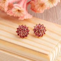 ราคา ต่างหูเพชรดอกพิกุล ต่างหูเพชรสีเหลือง ต่างหูพลอยสีบุษราคัม พร้อมส่ง (12823373415)