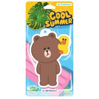 ราคา 1แถม1 LINE FRIENDS แผ่นน้ำหอมปรับอากาศ มี 2 กลิ่นให้เลือก (7135346332)