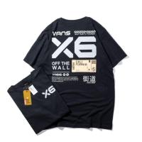 ราคา Vans Off The Wall เสื้อยืดลําลองแขนสั้นคอก ลม (19044642796)