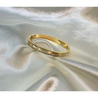 ราคา สินค้าพร้อมส่ง กำไลข้อมือ กำไลเพชร คารเทียร์ เครื่องประดับแฟชั่น กำไลสลักน็อต ไม่ลอกไม่ดำ (16983313250)