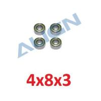 ราคา ลูกปืน 4x8x3 4ลูก HS1032 Bearings MR84ZZ (11296424630)