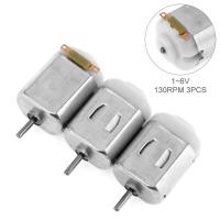 ราคา 3ชิ้น เซ็ต130มอเตอร์ DC ขนาดเล็กที่มีเส้นผ่าศูนย์กลางเพลา2มม และ1ถึง6โวลต์สำหรับของเล่นรุ่น (16321560825)