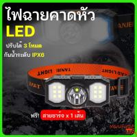 ราคา ปลีก ส่ง ไฟฉายคาดหัว หลายรุ่น ไฟฉายแรงสูง ไฟคาดหัว ไฟส่องสัตว์ ไฟส่องกบ กันน้ำ ไฟฉายเดินป่า HeadlampY359 (11291442182)