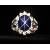 ราคา แหวนเงินแท้ 925 พลอยไพลินสตาร์ หรือบลูสตาร์ ขาสวยเนื้อเนียน น้ำหนัก 3 45 กะรัต สวยมากค่ะ (15556308909)