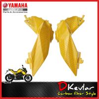 ราคา ฝาครอบถังน้ำมันข้าง ซ้าย ขวา M SLAZ เคฟล่า New สีเหลือง D Kevlar Duke Shop YAMAHA M SLAZ อะไหล่แท้เบิกศูนย์ (10972804386)