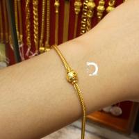 ราคา ข้อมือ 1 สลึง รวมลายแฟชั่น ทองแท้ 96 5 ทองแท้ มีใบรับประกัน เลือกลายและความยาวได้ (20036008221)