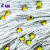 ราคา พลอยเทียมระดับ K9 พรีเมียม ทัวร์มาลีนรูปหัวใจ 8มม เครื่องประดับพลอยเทียม (19917450204)