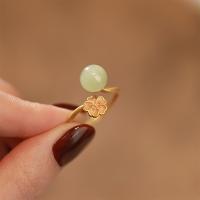 ราคา ใหม่แหวนหยกหยกสีทองและหยกผู้หญิงสไตล์จีนอ่อนโยนและสง่างามเครื่องประดับแนวโน้มแฟชั่น (19652481654)