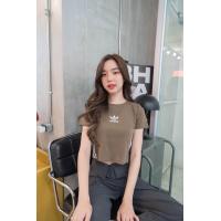 ราคา Adidas top T362 เสื้อครอปแขนสั้น ดีเทลงานสี 2 โทน งานปักด้านข้าง สกรีนลาย adidasตรงอก เนื้อผ้ายืดเกรดดี ทรงพอดีตัว (20830816403)