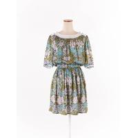 ราคา jaspal เดรสแขนสั้น ผ้าซิลค์ซาตินพิมพ์ลายดอกไม้ เอวยืดได้ ป้ายแบรนดฺ์ระบุไซส์ M Preloved (20674600488)