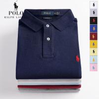 ราคา 17 Colors Original Ralph Laurens Lapel polo shirt mens short sleeve new embroidery business casual large size polo mens high end Paul shirt polo shirt men original polo shirt men (19720272839)
