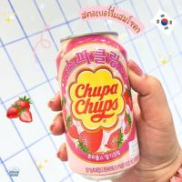 ราคา Noona Mart เครื่องดื่มเกาหลี จูปา จุ๊ปส์ น้ำผลไม้ผสมโซดา องุ่น สตอร์เบอรี่ ส้ม Korean Chupa Chups Sparkling Drink orange strawberry grape 345ml (17882465692)