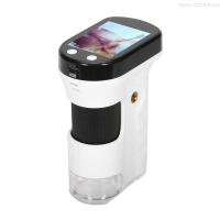 ราคา กล้องจุลทรรศน์ดิจิตอลแบบพกพากล้องจุลทรรศน์แบบชาร์จไฟได้พร้อมกล้องจุลทรรศน์ขนาดเล็กมือถือหน้าจอ LCD 2 4นิ้วสำหรับเด็กชีววิทยาแว่นขยายแบบมืออาชีพเลนส์กล้องจุลทรรศน์กล้องของขวัญวิทยาศาสตร์การศึกษาสำหรับเ