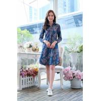 ราคา เดรสยีนส์ 8009 ชุดยีนส์แบบสวยพิมพ์ลายดอกไม้สีสดใสสวยมาก ผ้ายีนส์ไม่หนา ใส่สบาย ใส่ได้หลายโอกาส (18795424855)