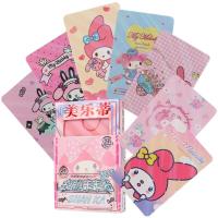 ราคา 24ชิ้น กล่องอะนิเมะ Sanrio การ์ดน่ารัก KT Cat Hello Kitty Kuromi คอลเลกชันการ์ดเงางามสำหรับ kado ulang tahun เด็ก (21170363383)