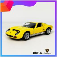 ราคา โมเดลรถสะสม โมเดลรถเหล็ก แลมโบกีนี่ Lamborghini Miura P400 SV Scale 1 32 ขนาดความยาว 12 5 ซม (11382009744)
