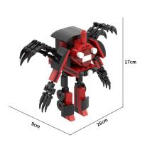 ราคา Choo Choo Charles บล็อกตัวต่อแมงมุมรถไฟน่ากลัวเกมรถโรงเรียนสีเหลืองหุ่นยนต์ Mecha ตุ๊กตาของเล่นสัตว์อิฐของเล่น (19693961324)