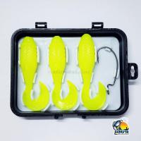 ราคา เหยื่อตกปลา ปลายาง กะปอม เอ Kapom A jump by เป็นหนึ่ง หยดจั้ม 1กล่อง บรรจุ 3 ตัว เบ็ด 4 0 9cm 12 g น้าเป็นหนึ่ง มี 9 สี (13529203588)